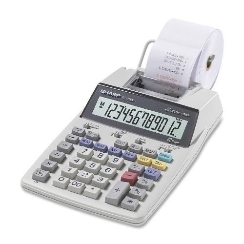 Calculadora Sharp de Mesa El-1750v 12 Digital Bobina-Bivolt