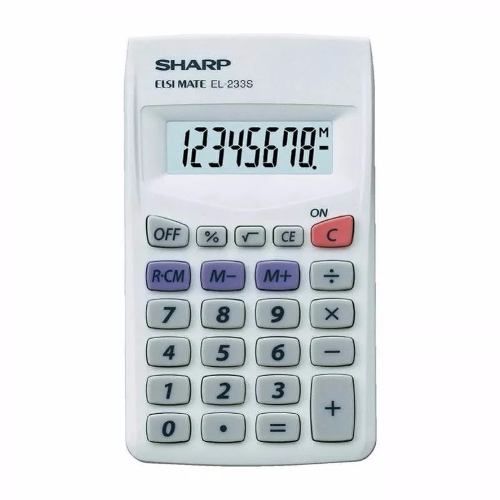 Calculadora Sharp El-233SB . Branco