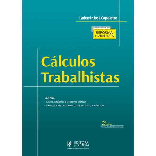 Cálculos Trabalhistas - 2ª Edição (2019)