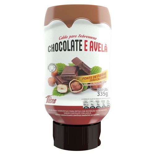 Calda de Chocolate e Avelã - 335g - Mrs. Taste
