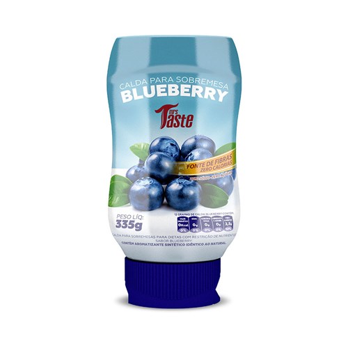 Calda para Sobremesa Sabor Blueberry 335g - Mrs Taste