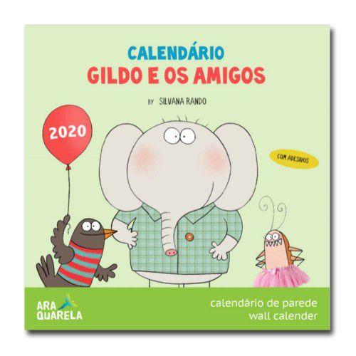 Calendário 2020 Gildo e os Amigos - Araquarela