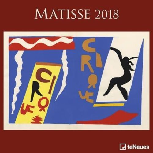 Calendário de Parede te Neues 30X30cm - Matisse - 2018