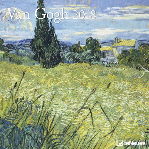 Calendário de Parede te Neues 30X30cm - Van Gogh - 2018