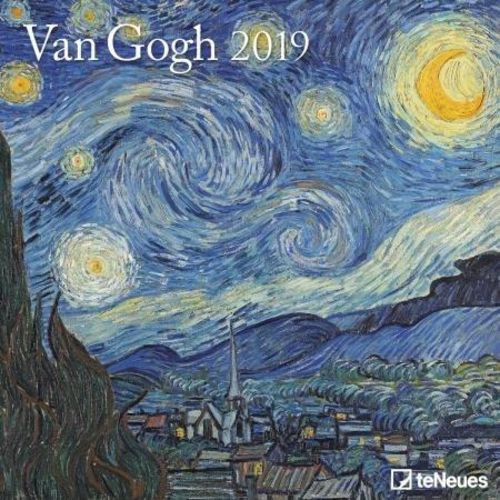 Calendário de Parede te Neues 30X30cm - Van Gogh - 2019