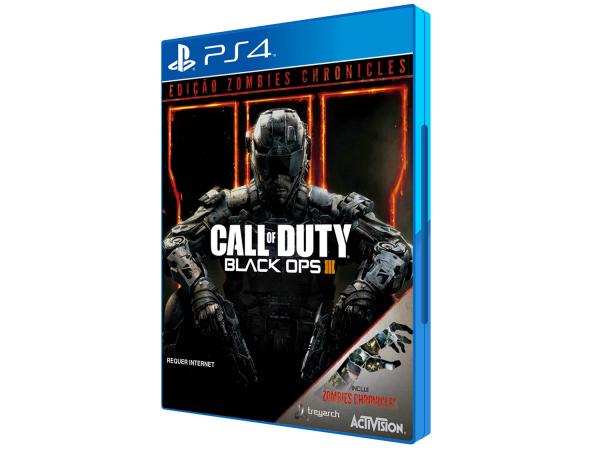 Call Of Duty Black Ops III + Zombie Chronicles - para PS4 Activision