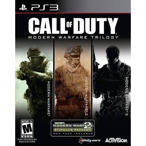 Tamanhos, Medidas e Dimensões do produto Call Of Duty Modern Warfare Collection - Ps3
