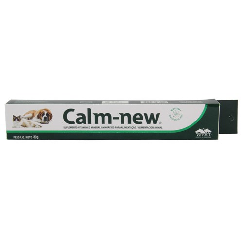 Calm-new Suplemento Calmante 30g - Vetnil
