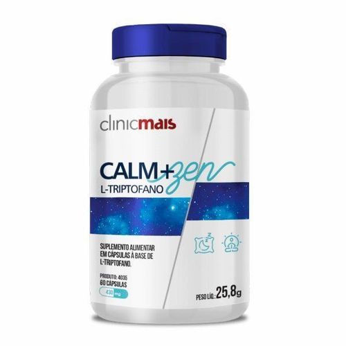 Calm+zen - 60 Cápsulas - Clinicmais