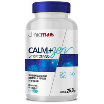 CALM+ZEN L-Triptofano 60 Cápsulas Clinicmais