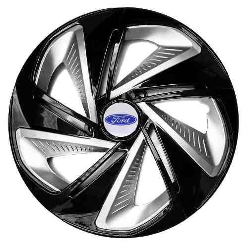 Calota Aro 14 Esportiva Tuning Nitro Preta Ford