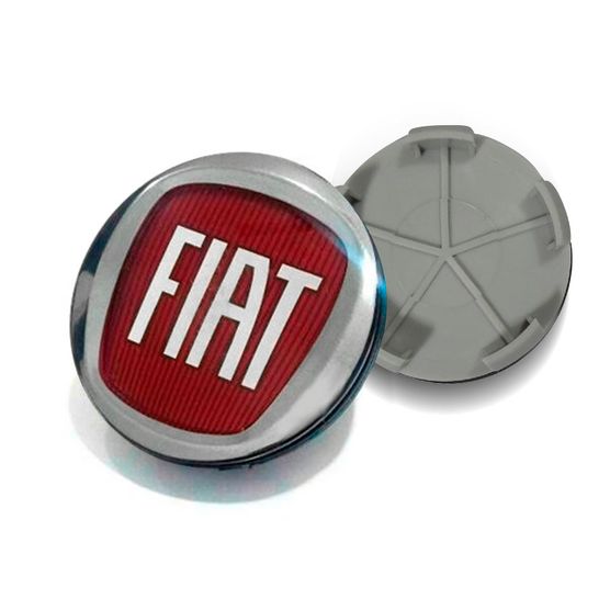 Calota Centro Roda Fiat Freemont com Emblema Acrílico