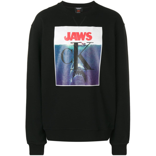 Calvin Klein 205W39nyc Jaws Logo Sweatshirt - Preto
