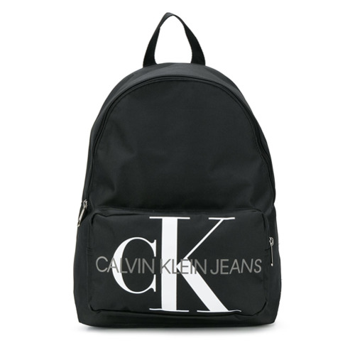 Calvin Klein Kids Logo Print Backpack - Preto