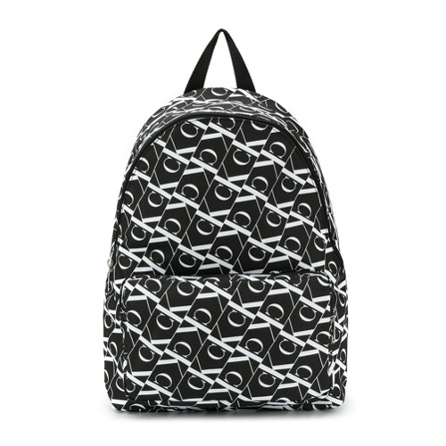 Calvin Klein Kids Monogram Print Backpack - Preto