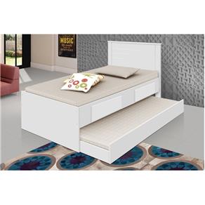 Cama Bibox Manu com Auxiliar - BRANCO