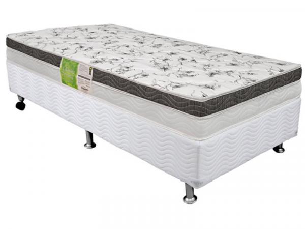 Cama Box (Box + Colchão) Solteiro Mola 88x188cm - Ortobom Physical Classic Spring