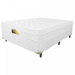 Cama Box Casal 138cmx188xcmx58cm Revolution Ambiente Moveis Branco