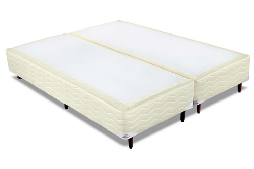 Cama Box Orthocrin Sommier Plus Bege Queen - 1,58X1,98X0,24