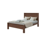 Cama de Casal Athenas Imbuia Naturale Lopas