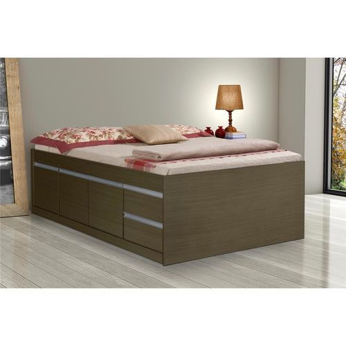 Cama de Casal Bartira Carol II com 5 Portas e 2 Gavetas