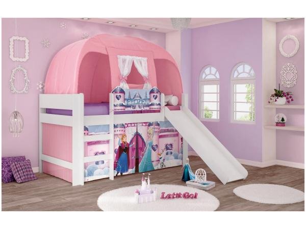 Cama Infantil 88x188cm Pura Magia Play - Frozen Disney