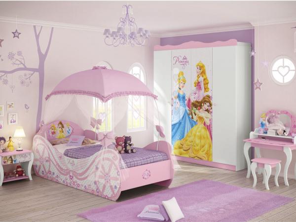Cama Infantil 88x188cm Pura Magia - Star Princesas Disney