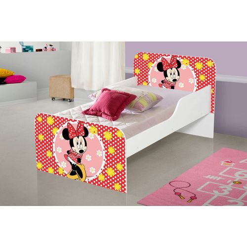 Cama Infantil Adesivada Minnie com Colchão D18 Gra