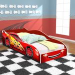 Cama Infantil/ Mini Cama Infantil Carro 95 Vermelho - Lojas Movex
