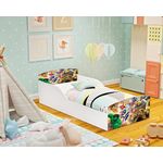 Cama Infantil Montessoriana Sonho Heróis C/ Colchão Rpm Móveis