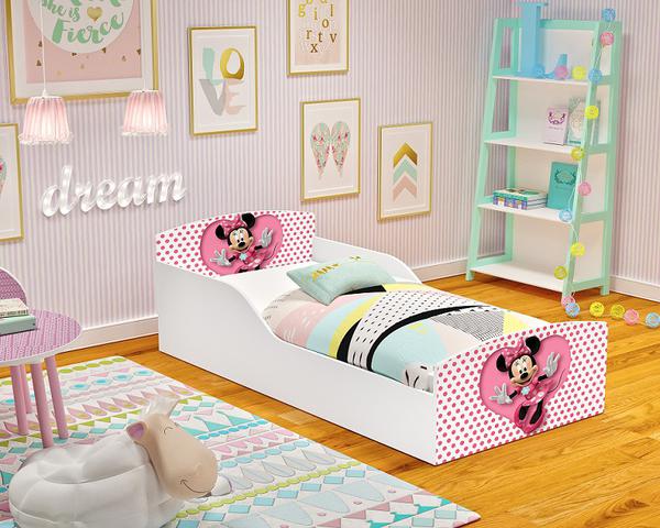 Cama Infantil Montessoriana Sonho Minnie Rpm Móveis