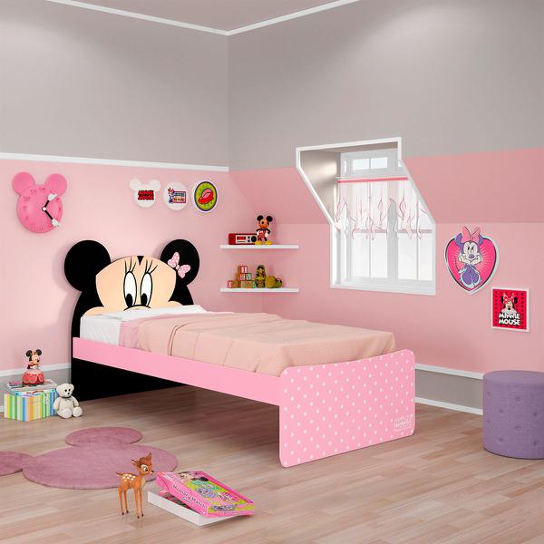 Cama Infantil Pura Magia Minnie Disney Plus Rosa