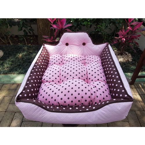 Cama Pet Caminha para Cachorro Gato Sofá M 60 X 60 Cm