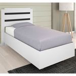 Cama Solteiro Super Box com Cabeceira para Colchão 88x188 Cm Framar