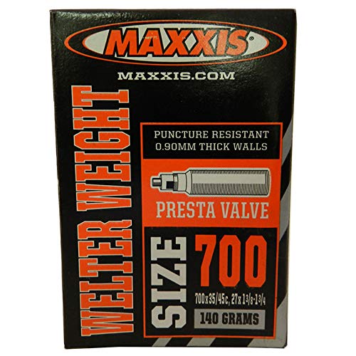 Câmara Maxxis 700x35/45-27x1 3/8 Válvula Presta 32mm Preto