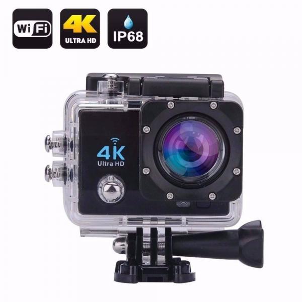 Camera Action Go Cam Pro Sport Ultra 4k com Bastão de Selfie- Preto ou Prata - Mega Page