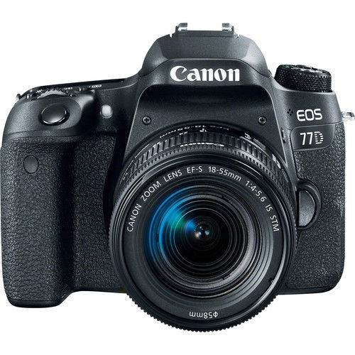 Câmera Canon 77D Kit com a Lente 18-55mm F/4.5-6 IS USM