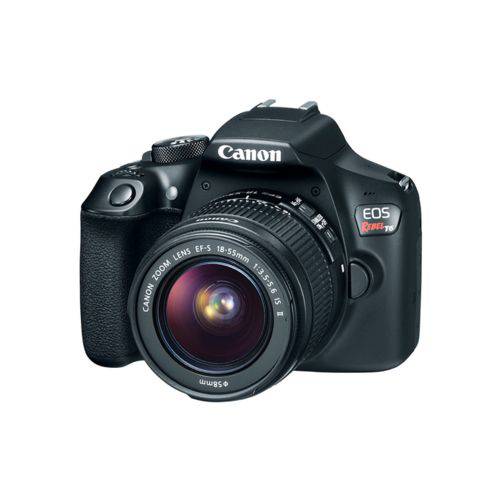 Tudo sobre 'Câmera Canon Digital Profissional Rebel T6 18-55'