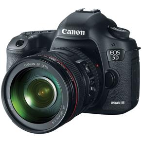 Câmera Canon DSLR EOS 5D Mark III com Lente 24-105mm