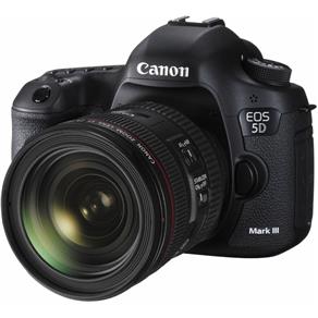 Câmera Canon DSLR EOS 5D Mark III com Lente 24-70mm