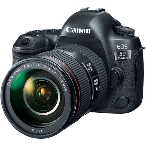 Câmera Canon Dslr Eos 5d Mark Iv com Lente 24-105mm