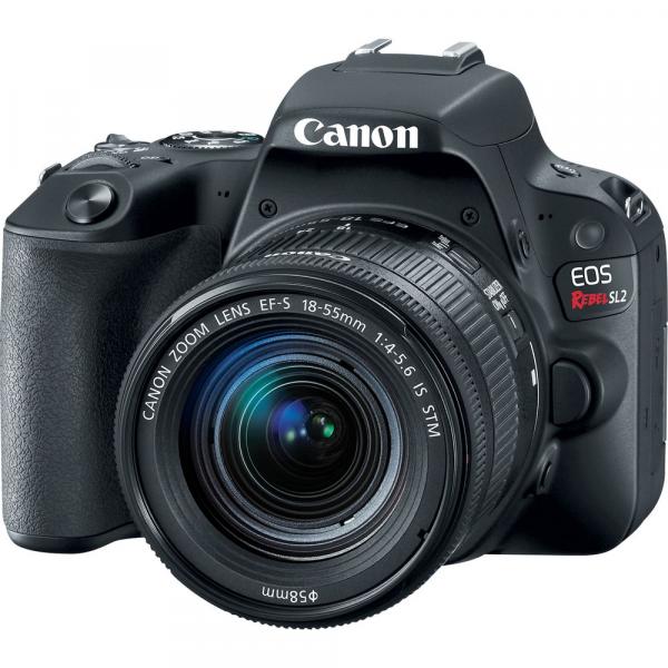 Câmera Canon DSLR EOS Rebel SL2 com Lente 18-55mm - Canon