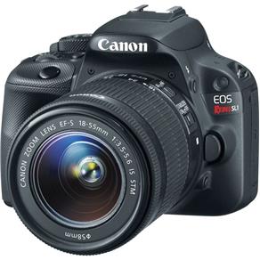Câmera Canon DSLR EOS Rebel SL1 com Lente 18-55mm