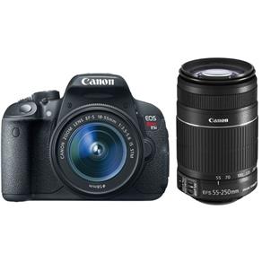 Câmera Canon Dslr Eos Rebel T5I Premium com Lente 18-55Mm + 55-250Mm