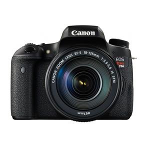 Câmera Canon DSLR EOS Rebel T6S com Lente 18-135mm