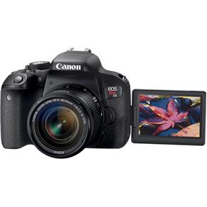 Câmera Canon Dslr Eos Rebel T7i com Lente 18-55mm