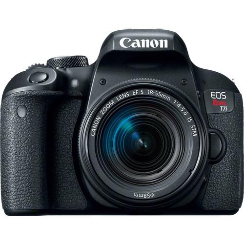 Câmera Canon DSLR EOS Rebel T7i com Lente 18-55mm