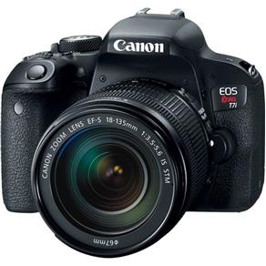 Câmera Canon DSLR EOS Rebel T7i Kit Lente 18-135mm