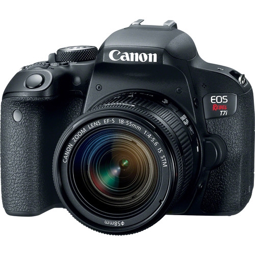 Câmera Canon DSLR EOS Rebel T7i Kit Lente 18-55mm