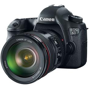 Câmera Canon EOS 6D com Lente 24-105mm